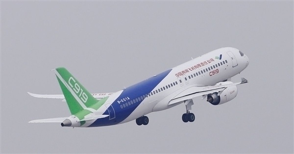 中国南方航空：8月底将引进首架C919国产大飞机—美国退役飞机协会